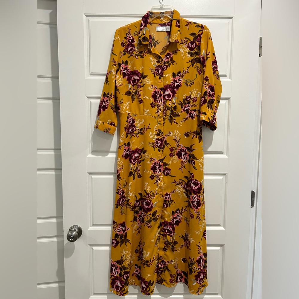 Women’s time and tru button down dress